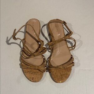 Talbots Cork Strappy Sandals